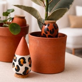 Set de 3 minis réservoirs d'eau léopard