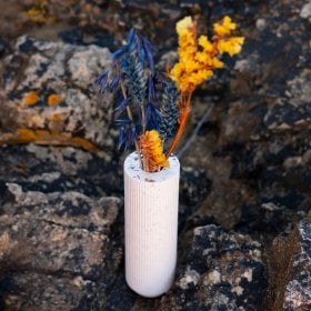 Soliflore en coquillages