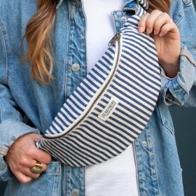 Sac banane rayures