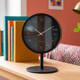 Horloge de table ronde