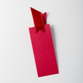 Lot étiquettes cadeaux - Rouge