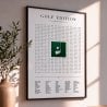 Affiche mots mêlés - Golf Edition