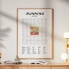 Affiche mots mêlés - Running