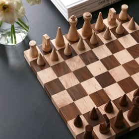 Jeu d'échec en bois
