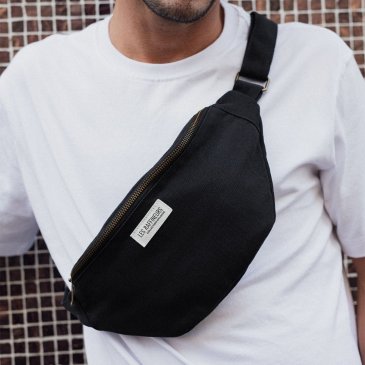 Sac banane coton homme