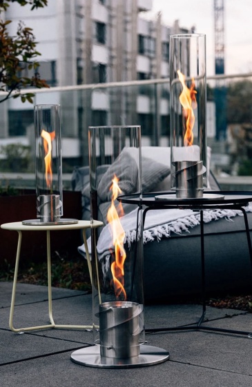 Petite cheminée de table argent - Les Raffineurs