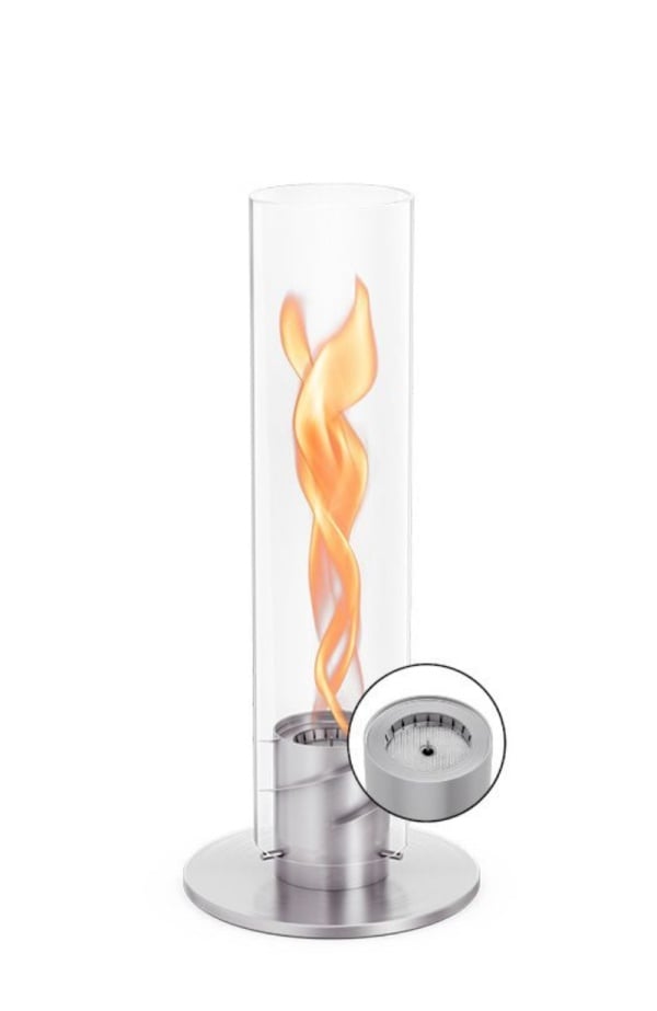 Cheminée de table Höfats SPIN 1200 - Couleur argent