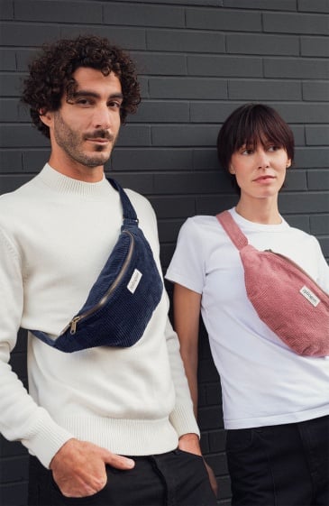 Sac banane velours tendance - Les Raffineurs