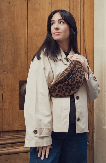 Sac banane coton léopard pratique et stylé