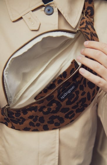 Sac banane femme léopard pour accessoires du quotidien