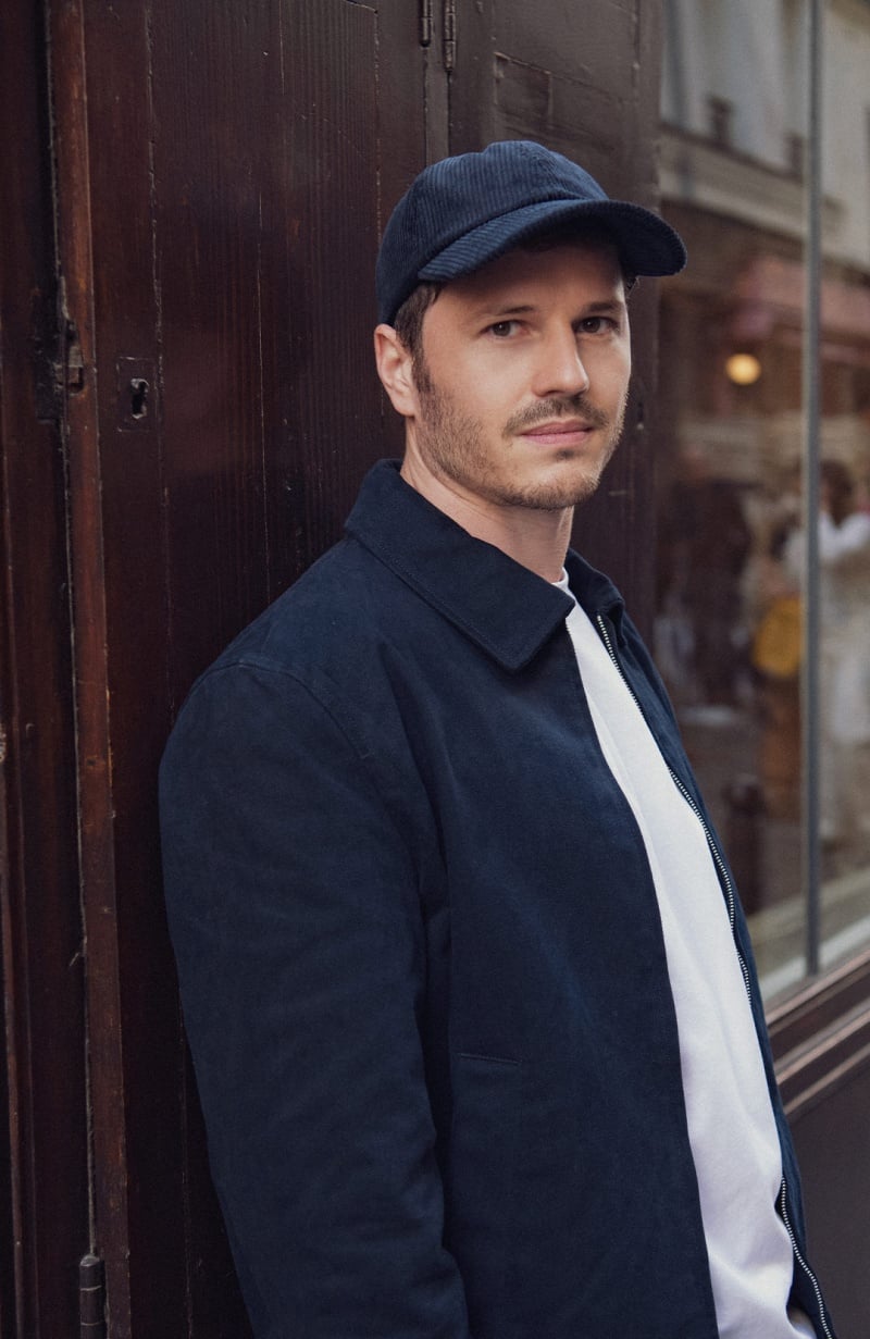 Casquette velours côtelé navy – idée cadeau homme