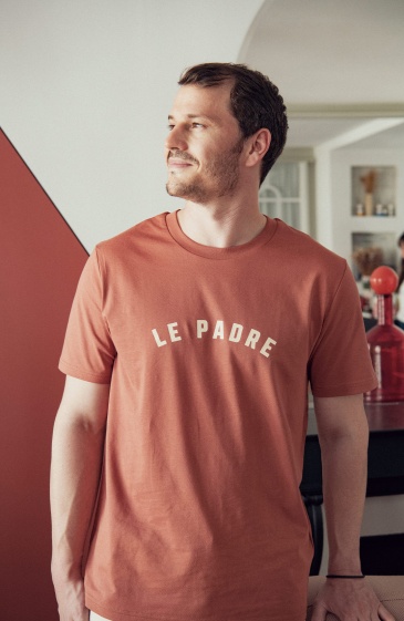 tshirt le padre terracotta homme affaire de famille