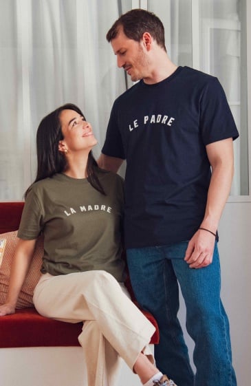 t-shirt cadeau duo papa et maman