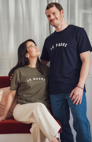 t-shirt cadeau duo maman papa