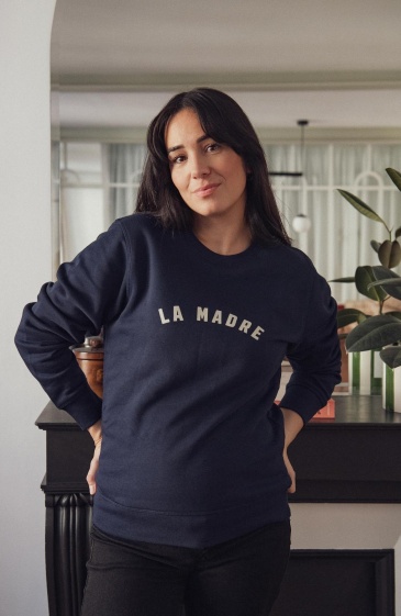 Sweat la madre navy made in europe affaire de famille