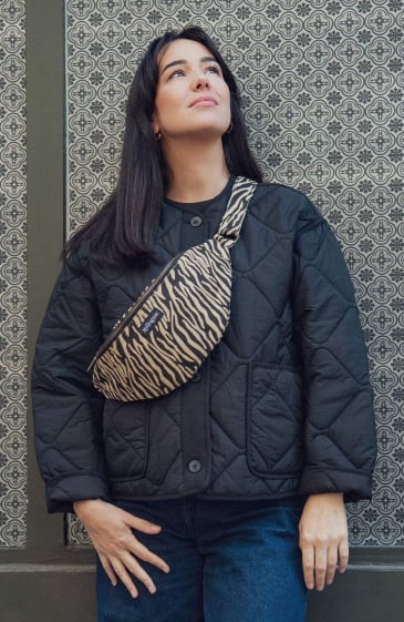 Sac banane femme zèbre, idée cadeau tendance