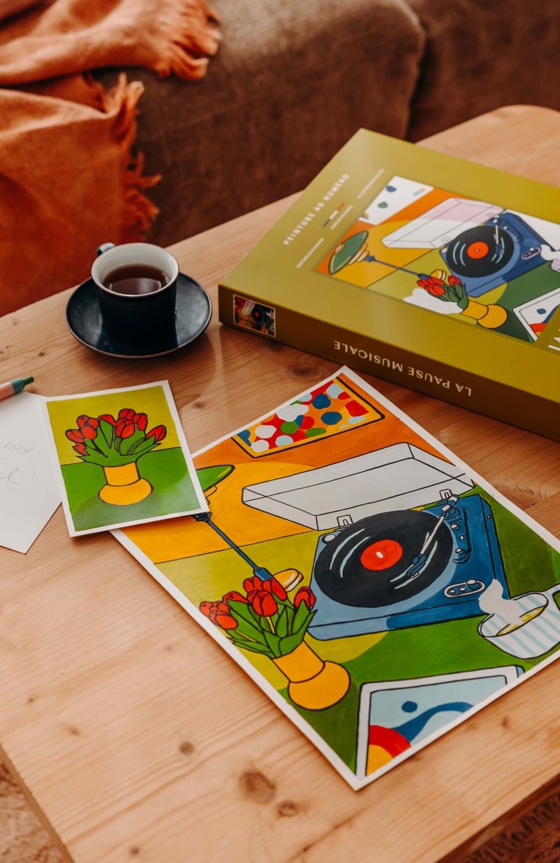 Kit peinture au numéro adulte – Coffret créatif à offrir