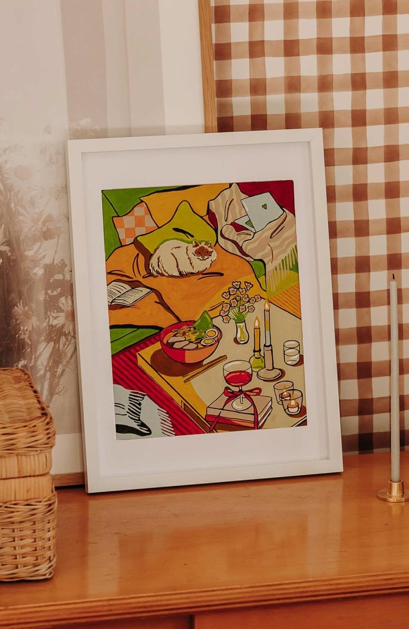 Peinture au numéro Une soirée à soi – Coffret peinture DIY détente et créativité