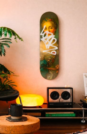 planche skate deco Tag 2 bois illustration graphique