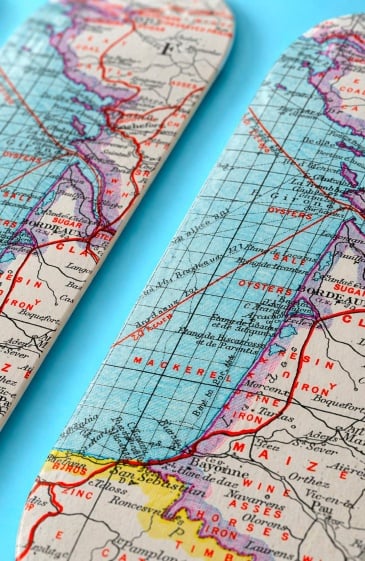 planche skate Atlantique deco murale esprit voyage