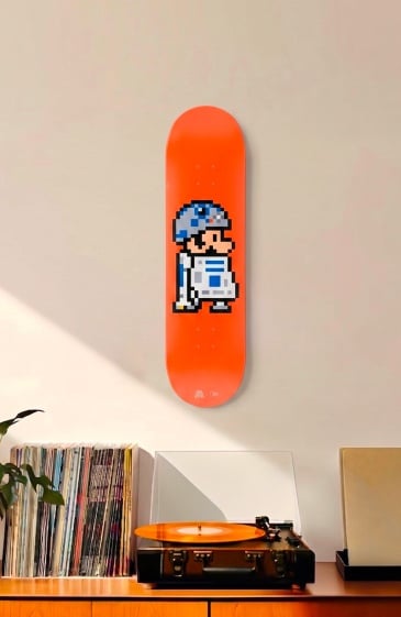 skateboard R2D2 The Skate Bird accroche mur salon
