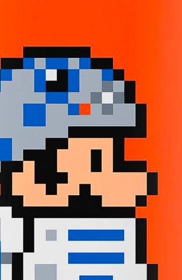 planche skate R2D2 deco murale pop culture