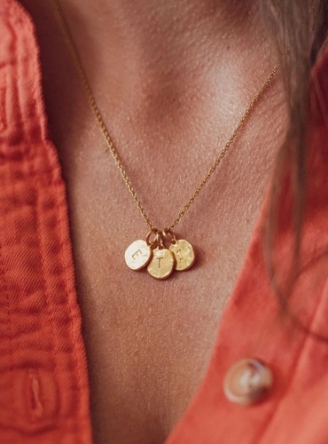 Collier personnalisé initiales