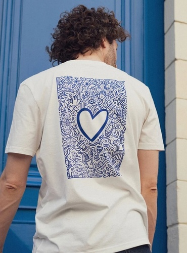 T-shirt illustré Le Padre collection Horty Fleur 
