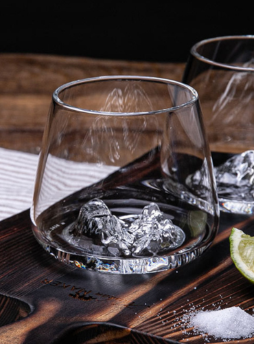 Coffret de 2 verres Topographic montagne