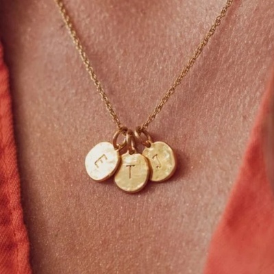 Collier personnalisé initiales