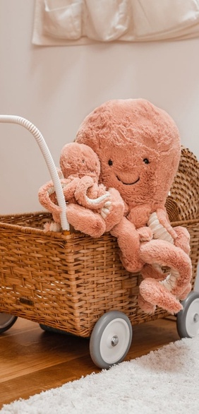 Peluche pieuvre Odell Jellycat