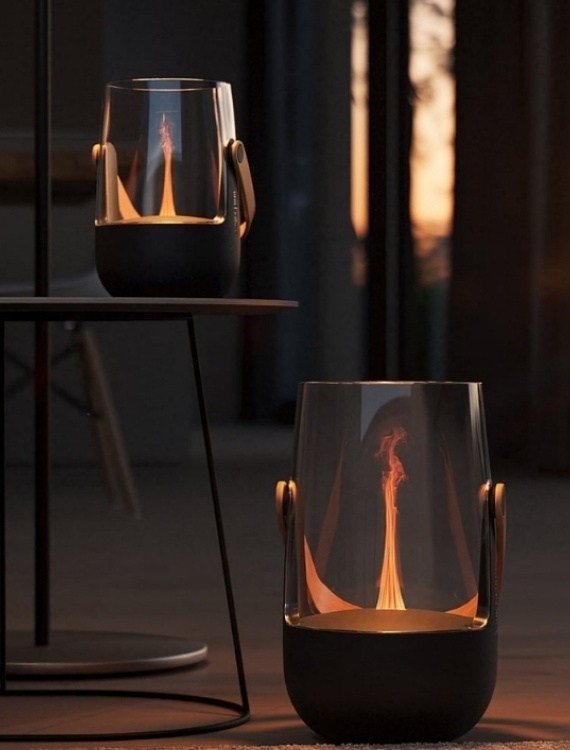 Diffuseur à flammes d'intérieur et extérieur 