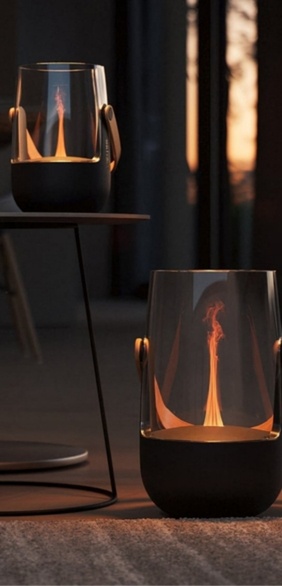 Diffuseur à flammes d'intérieur et extérieur 