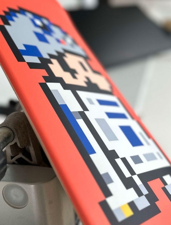 Planche skateboard mario star wars r2d2