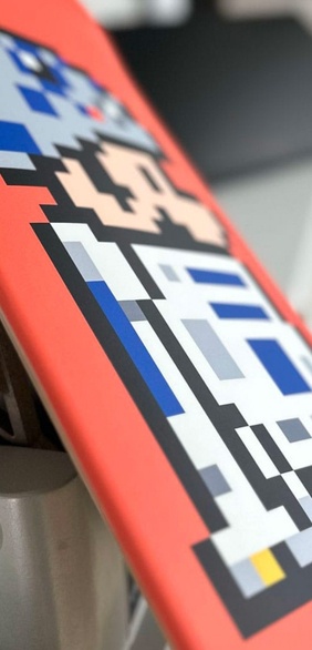 Planche skateboard mario star wars r2d2