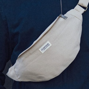 Sac banane coton - Beige