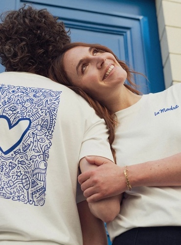 T-shirt illustré en coton