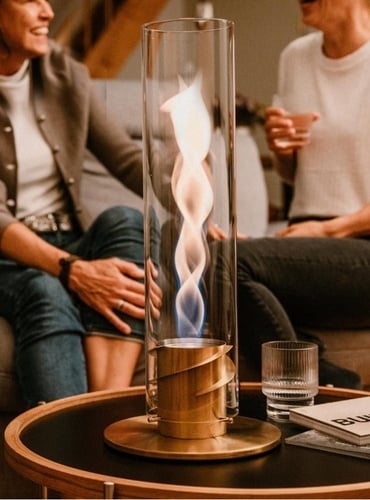 Cheminée de table SPIN : Idée cadeau de Noël insolite