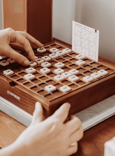 Sudoku en bois : Idée cadeau jeu de société