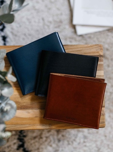 Porte feuille en cuir 