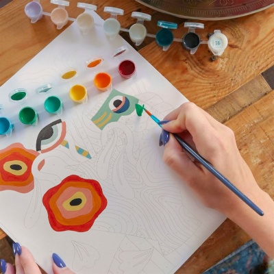 Peinture au numéro - Le bouquet