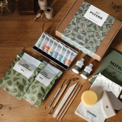 Kit DIY poterie et peinture Second image