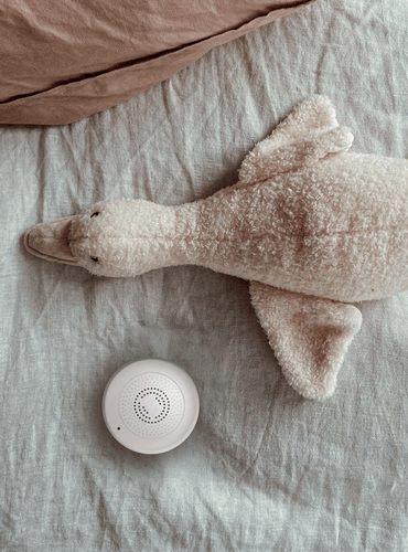 Peluche bruit blanc rechargeable oie
