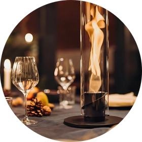 Cheminée de table Hofats à offrir à la Saint-Valentin